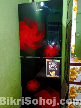 Singer Top Mount Refrigerator | FTDS200 | 200 L | Red